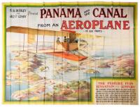 Panama and the Canal from an Aeroplane...in Six Parts - oversize movie poster on 8 sheets