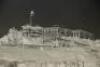 Glass plate negative view of Alcatraz Island - 2