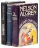 Three volumes by Nelson Algren from the library of Kay Boyle