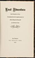 Last Adventure: San Francisco in 1851