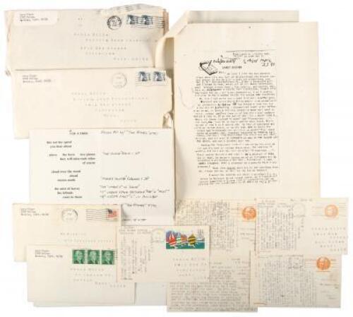 Selection of correspondence from Larry Eigner