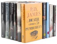 Ten First Editions by P. D. James