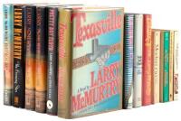 Thirteen volumes signed by Larry McMurtry