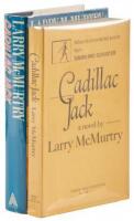 Cadillac Jack - first U.K. edition with advance uncorrected proofs from first US edition inscribed by McMurtry