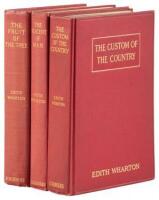 Three first edition works by Edith Wharton