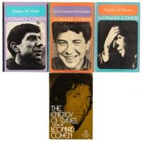 Four poetry titles by Leonard Cohen