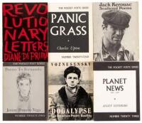 Six titles from the Pocket Poets Series - two inscribed