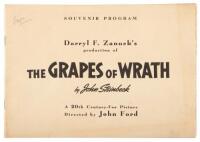 The Grapes of Wrath: Souvenir Program