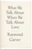 What We Talk About When We Talk About Love - 3