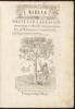 Biblia: Breves in eadem annotationes, ex doctiss. interpretationibus, & Hebr&aelig;orum commentariis, Interpretatio propriorum nominum Hebraicorum, Index copiosissimus rerum & sententiarum vtriusque testamenti