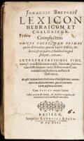 Lexicon Hebraicum et Chaldaicum