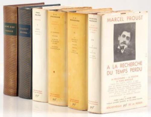 Six volumes from the Bibliothèque de la Pléaide