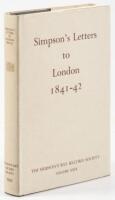 Simpson's Letters to London 1841-42