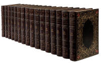 Sixteen finely bound volumes from the works of Charles Dickens