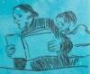 Those Specs of Dust - monoprint - 5