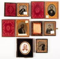 Collection of 5 Ambrotypes and One Opalotype