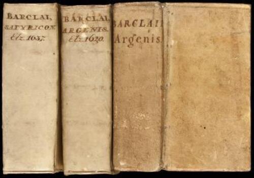 Three volumes by John Barclay published by Elzevier