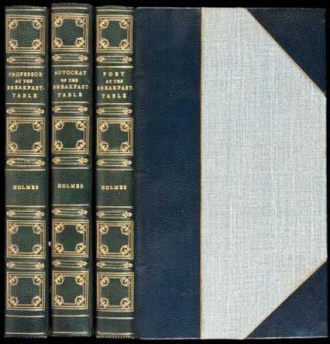 Three volumes by Oliver Wendell Holmes - Finely Bound