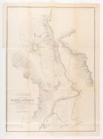 Map of the Egeria Springs Firehole River Between the Upper and Lower Geyser Basins