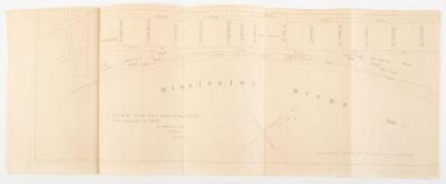 Plan of the Front Part of the City of New Orleans, in 1818