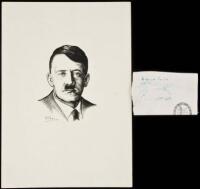 Clipped signature and original portrait