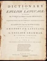 A Dictionary of the English Language