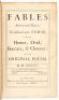 Fables Ancient and Modern; Translated into Verse, from Homer, Ovid, Boccace, and Chaucer: with Original Poems by Mr. Dryden - 2