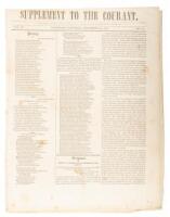 “Extracts from a Letter from Dr. J. G. Candee, late of Harwinton, to Anson Hungerford, Esq., May 17, 1850.” Supplement to the Courant