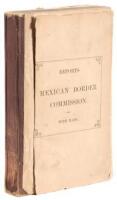 Reports Of The Committee Of Investigation Sent In 1873 By the Mexican Government To The Frontier Of Texas. Translated From The Official Edition Made In Mexico