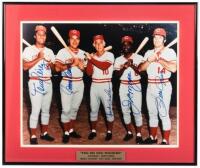 Color photograph signed by five members of the Cincinnati Reds "Big Red Machine"