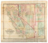 Bancroft's Map of California, Nevada, Utah and Arizona, Published by A. L. Bancroft & Compy. Booksellers & Stationers San Francisco Cal. 1878