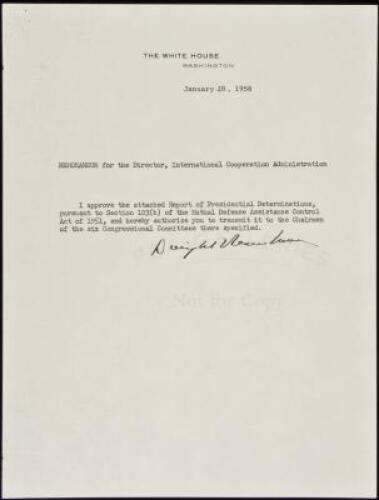 Typed Letter Signed, as President