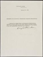 Typed Letter Signed, as President