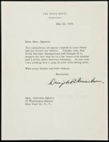 Typed Letter Signed, as President