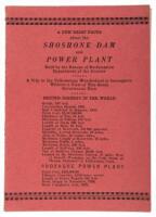 A Few Brief Facts about the Shoshone Dam and Power Plant