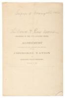 Commission To The Five Civilized Tribes. Agreement Concluded With The Commission Upon The Part Of The Cherokee Nation At Muscogee, Indian Territory, January 14, 1899