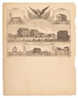 Pictorial Letter Sheet with Views of Matagorda, Texas