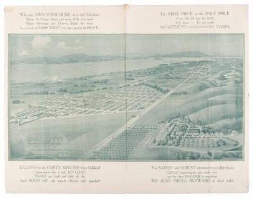 Suburban Homes in the Orange Belt: Town of Decoto, Alameda Co. Cal.