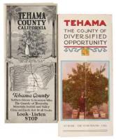 Two promotional brochures for Tehama County, northern California