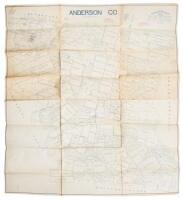 Anderson Co. Scale 2000 Varas = 1 inch