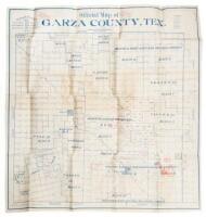 Official Map of Garza County, Tex.