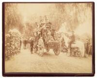 Photograph of the Valley Hunt Club's entry in the Tournament of Roses