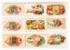 Large album of 900 Victorian concealed name Valentines + catalog advertisements