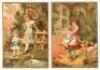 Collection of Victorian/Edwardian era trade cards and holiday greetings - 3