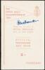 The Open Golf Championship 1954 Played over the Links of Royal Birkdale. 5th to 9th July. Official Programme and Draw