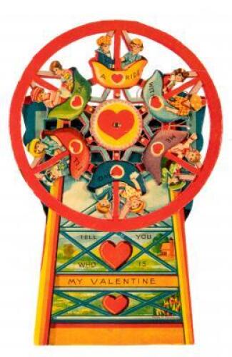 Ferris Wheel mechanical Victorian Valentine