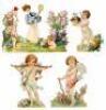 Eight folding & die-cut Victorian Valentines - 4