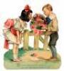Eight folding & die-cut Victorian Valentines - 8