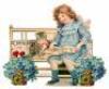 Eight folding & die-cut Victorian Valentines - 10
