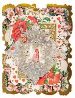 Collection of Victorian/Edwardian era Valentines and trade cards